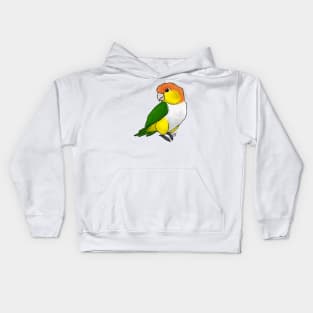 Bird - Caique - Black Legged Kids Hoodie